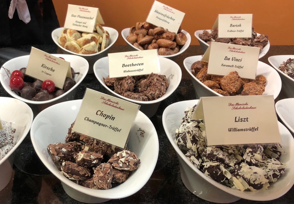One member missed PP24 due to travel - but found some delicious composer chocolates in Germany!